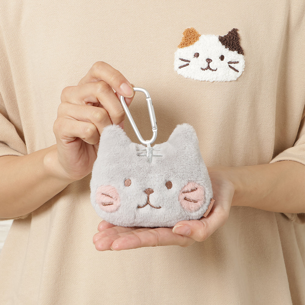 Hapins Blushing Lucky Coin Purse Siamese Cat