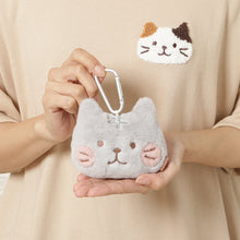 Load image into Gallery viewer, Hapins Blushing Lucky Coin Purse Siamese Cat
