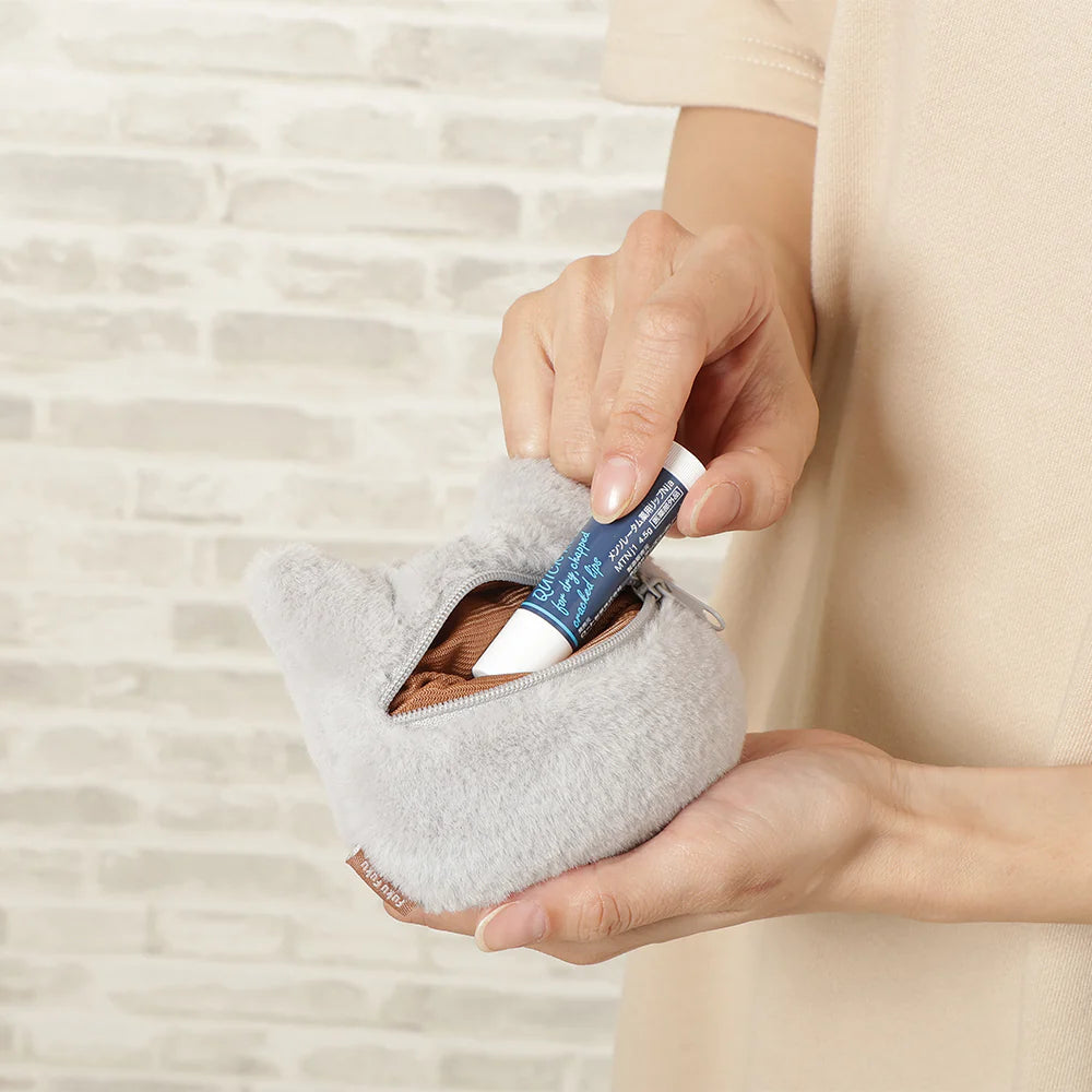 Hapins Blushing Lucky Coin Purse Siamese Cat