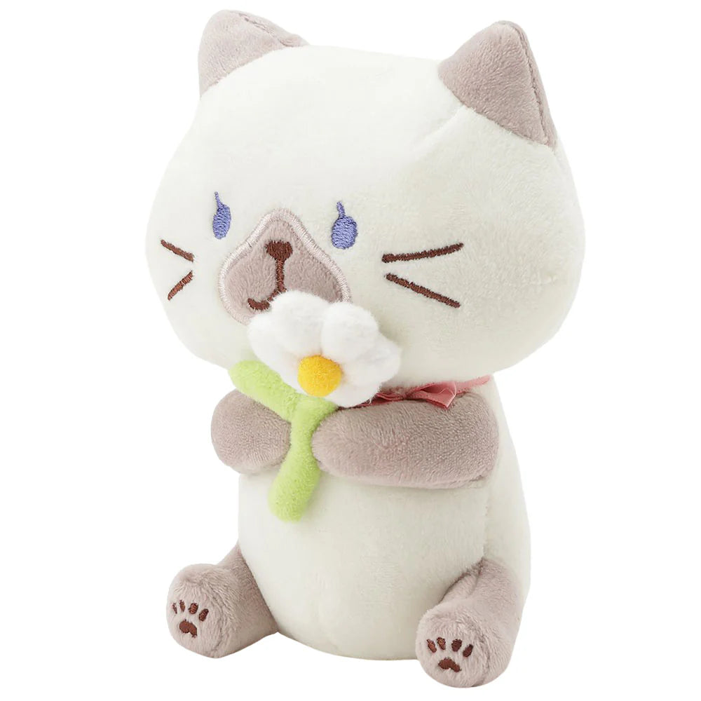 Hapins Flower Kitten Plush Siamese Cat