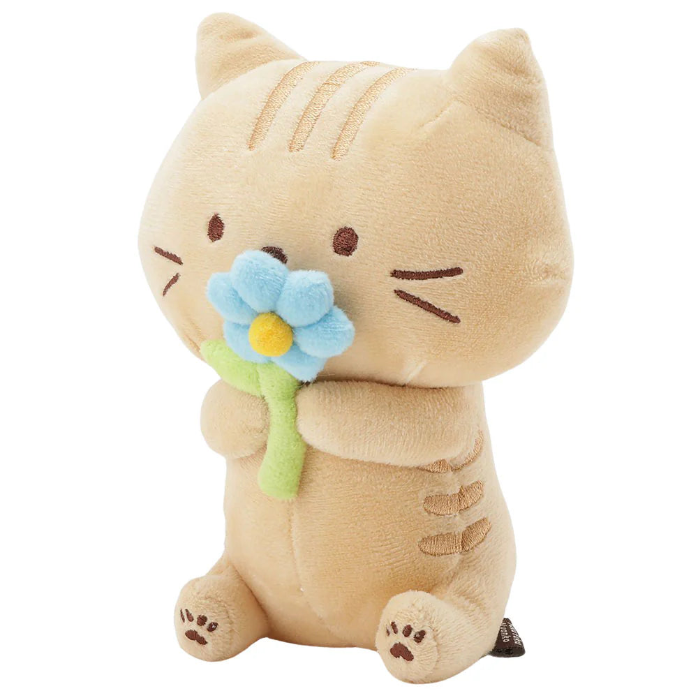 Hapins Flower Kitten Plush Ginger Cat