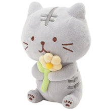 Load image into Gallery viewer, Hapins Flower Kitten Plush Chartreux Cat
