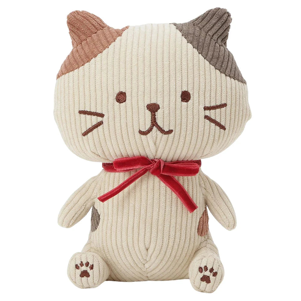Hapins Corduroy Plush Calio Cat