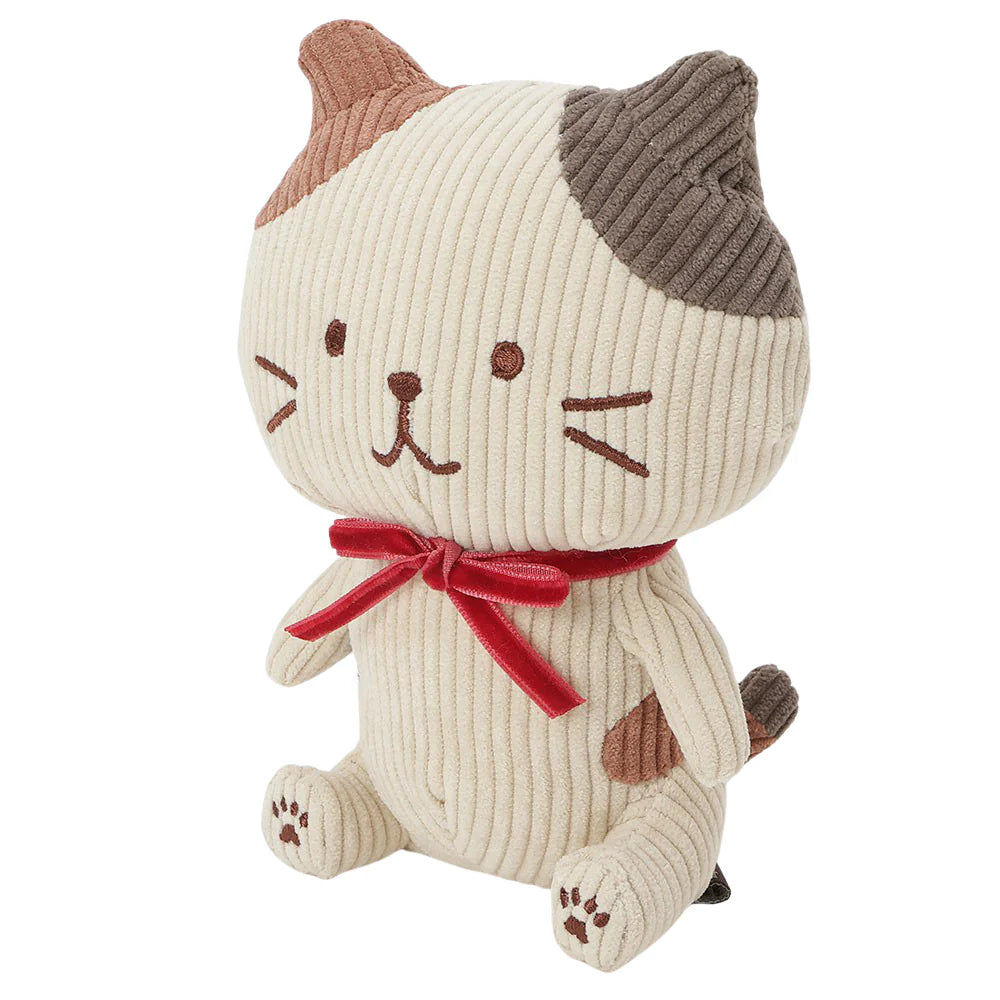 Hapins Corduroy Plush Calio Cat