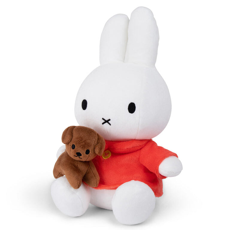 Miffy & Friends Miffy with Snuffy sitting 33cm
