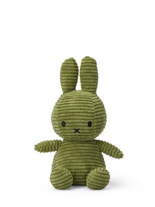 MIFFY & FRIENDS Miffy Sitting Corduroy Olive Green (23cm)