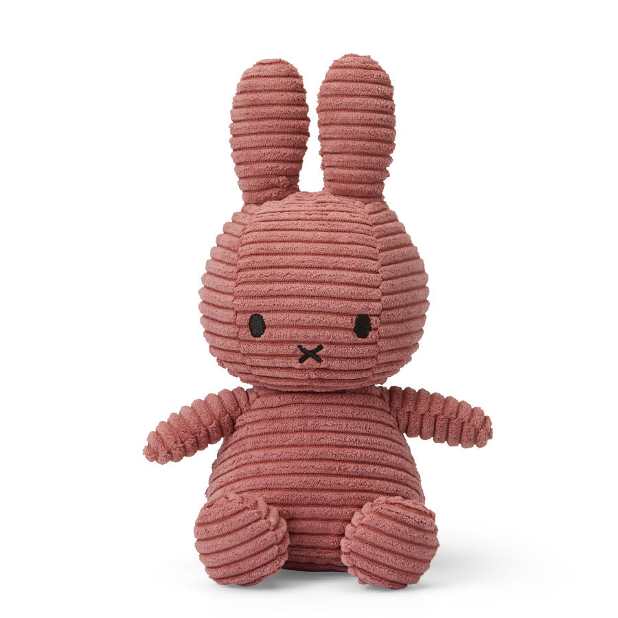 Miffy & Friends Miffy (ECO) Corduroy Dusty Rose 23cm