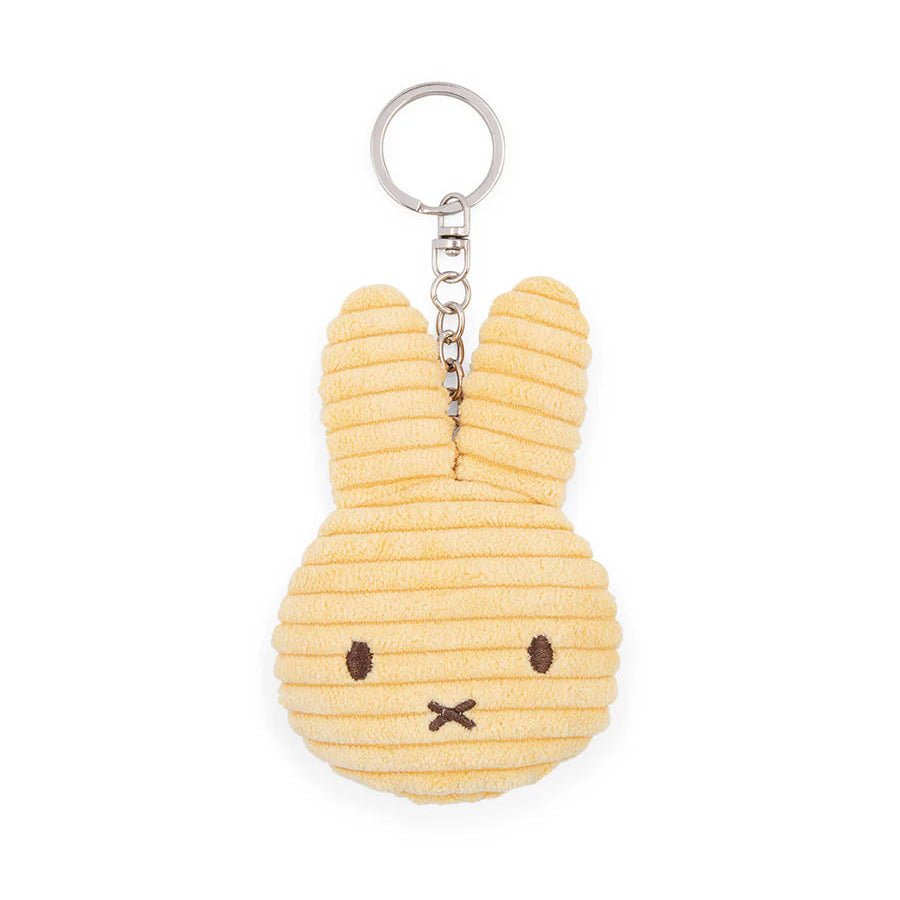 Miffy & Friends Miffy Flat Keychain (ECO) Corduroy Buttercream 10cm