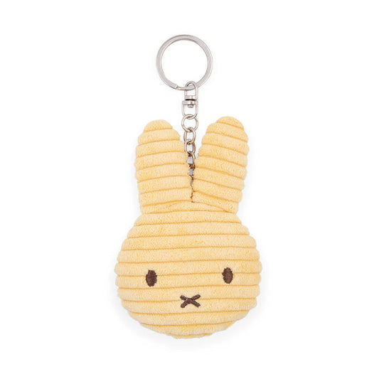 Miffy & Friends Miffy Flat Keychain (ECO) Corduroy Buttercream 10cm