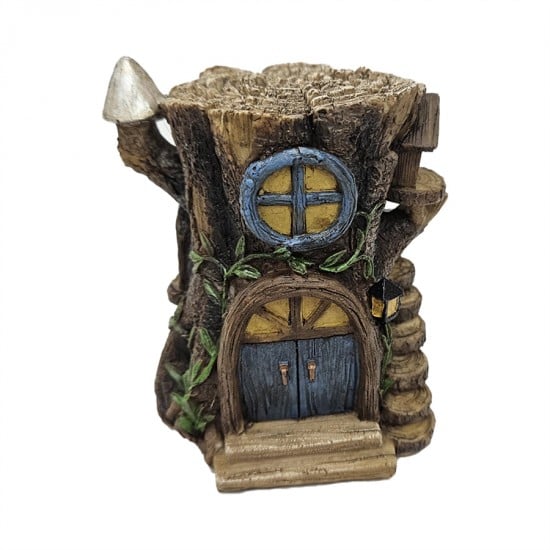 Rustic Resin Fairy Garden House 10.5cm