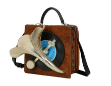 Load image into Gallery viewer, Vendula Vintage Rose Gramophone Case Bag
