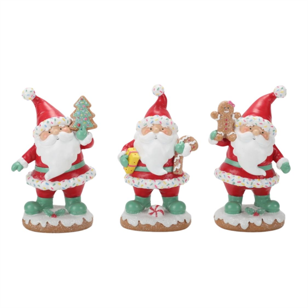Resin Xmas Gnome 10.5x7.5x18cm