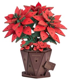 Robotime Wood Bloom Poinsettia