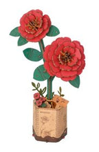 Load image into Gallery viewer, Robotime Rowood Bloom Red Camelia
