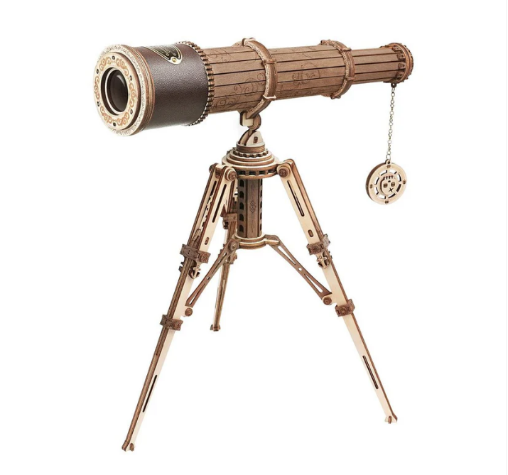 Robotime 3D DIY Wooden Puzzle Monocular Telescope