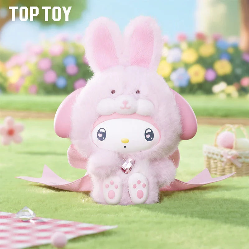 Toptoy Sanrio Characters Diamond Bunny Baby Series Figures Blind Box