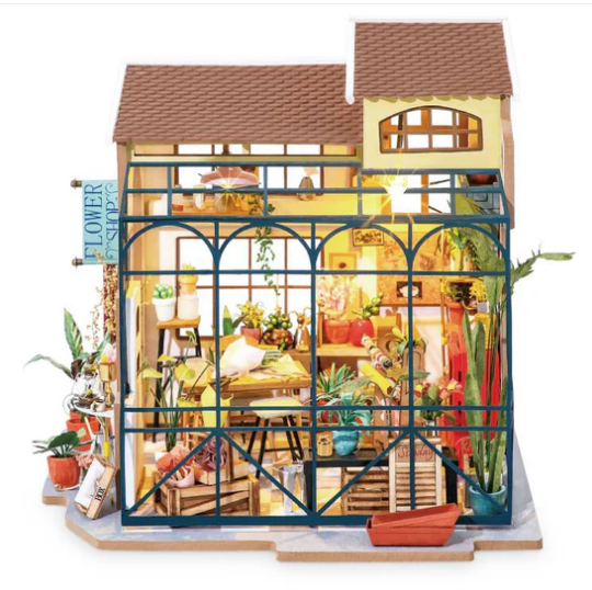 Robotime DIY Mini House Emily's Flower Shop