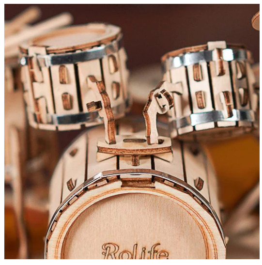 Robotime Classical 3D Drum Kit