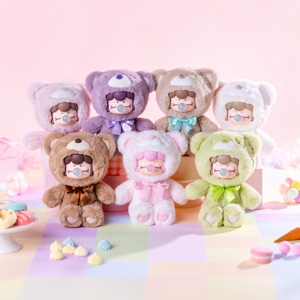 Robotime Rolife Surprise Plush Dolls - Nanci Colorful Chocolate Cutie Bears