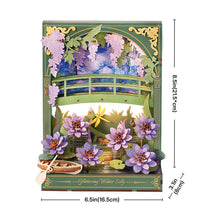 Load image into Gallery viewer, Robotime Rowood Glittering Water Lily Wall Art 3D Wooden Puzzle TH001
