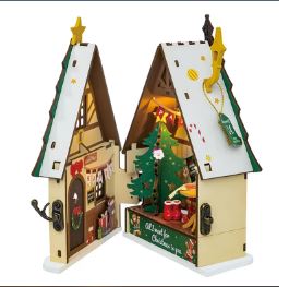 Robotime Rolife DIY Mini House Twinkling Christmas House
