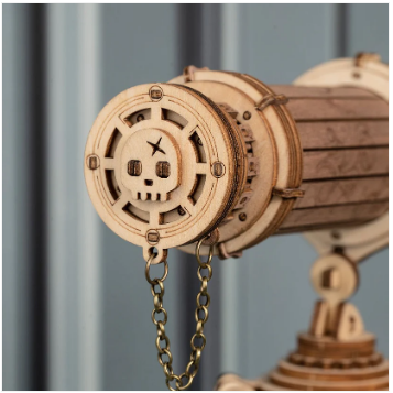 Robotime 3D DIY Wooden Puzzle Monocular Telescope
