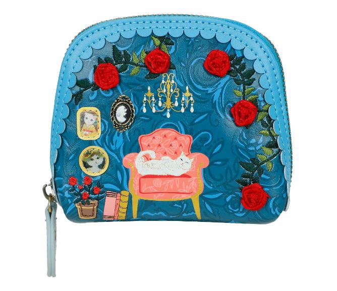 Vendula Vintage Rose Folding Shopper and Purse