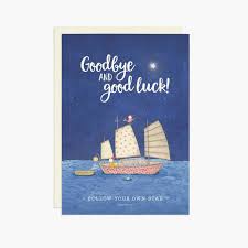 Twigseeds Jumbo Farewell Card-Follow Your Own Star TJC001