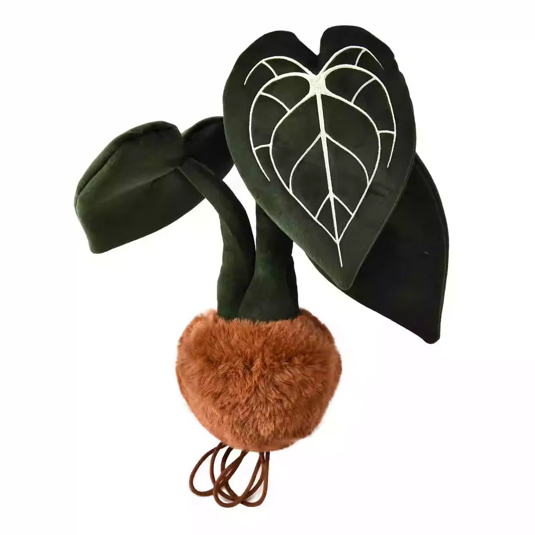 PlushWoods Klein Anthurium Plant Plush With Pot 25cm