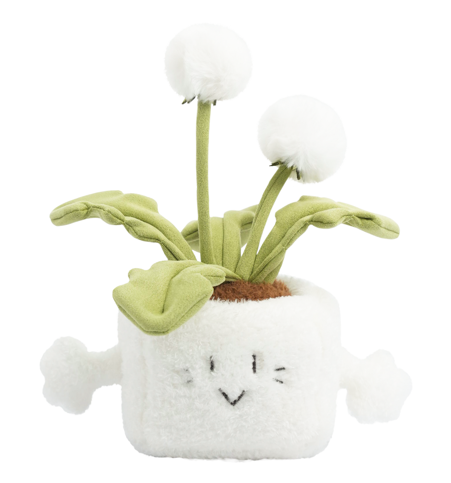 PlushWoods Dandelion Plant Plush With Pot 20cm