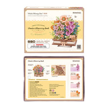 Load image into Gallery viewer, Robotime Rowood DIY 3D Flower Puzzle - Wooden Blooming Book TW04H
