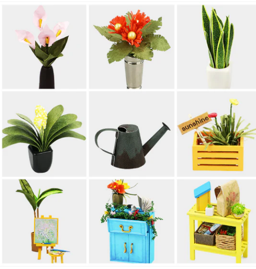 Robotime  Rolife DIY Miniature House Cathy's Flower House