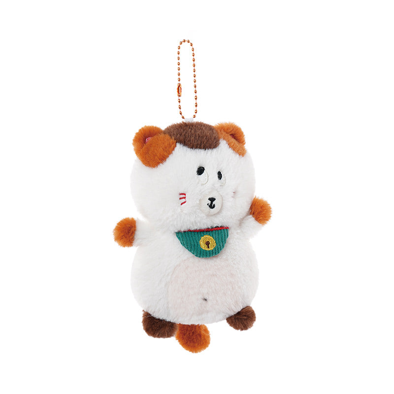 Glee Beanx  – Chubby Series Keycharm - Riich the Rich Lucky Cat 13cm