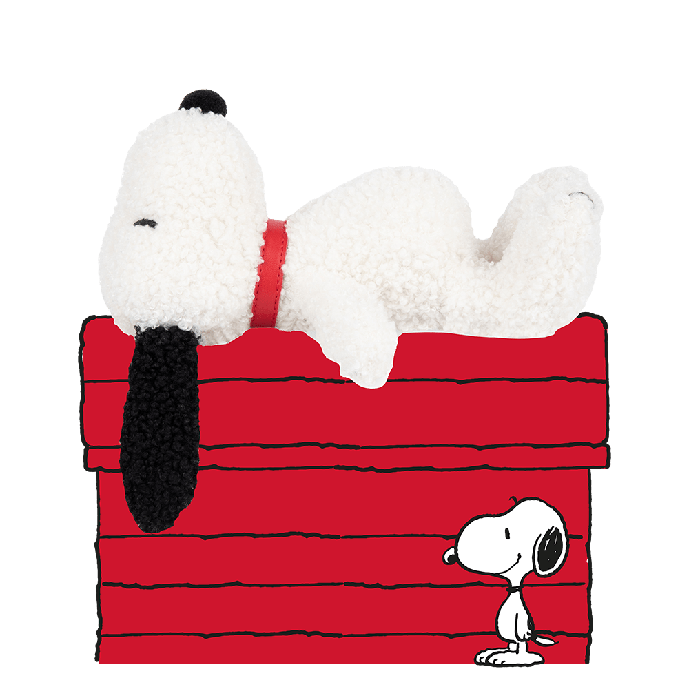 Snoopy Tiny Teddy Cream in giftbox 17cm MeeQ