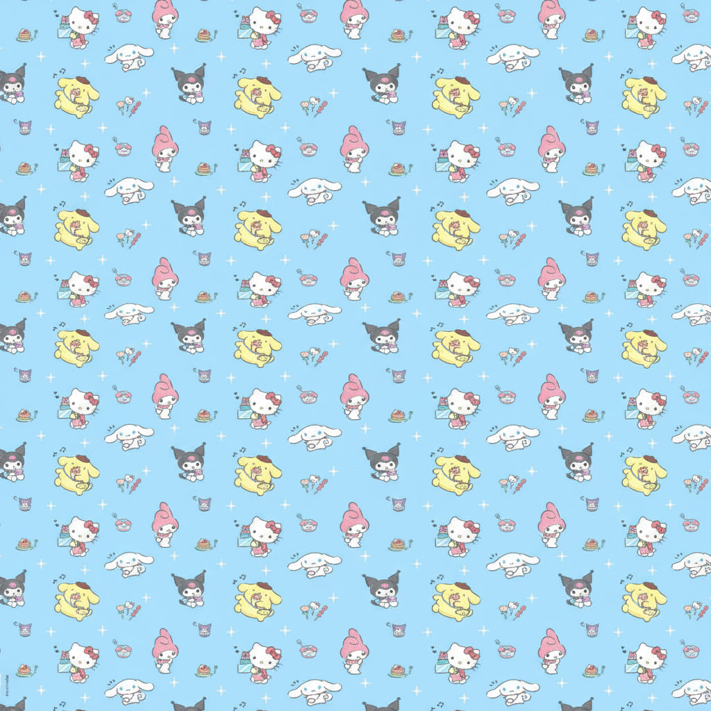 Hello Kitty and Friends All Wrapped Up: A Wrapping Paper Book