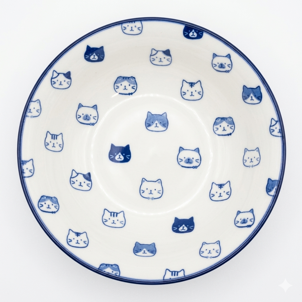 FFN Blue-dyed Sauce Bowl - Fuku Family