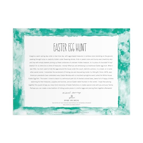 Michael Storrings Easter Egg Hunt 1000 Piece Puzzle