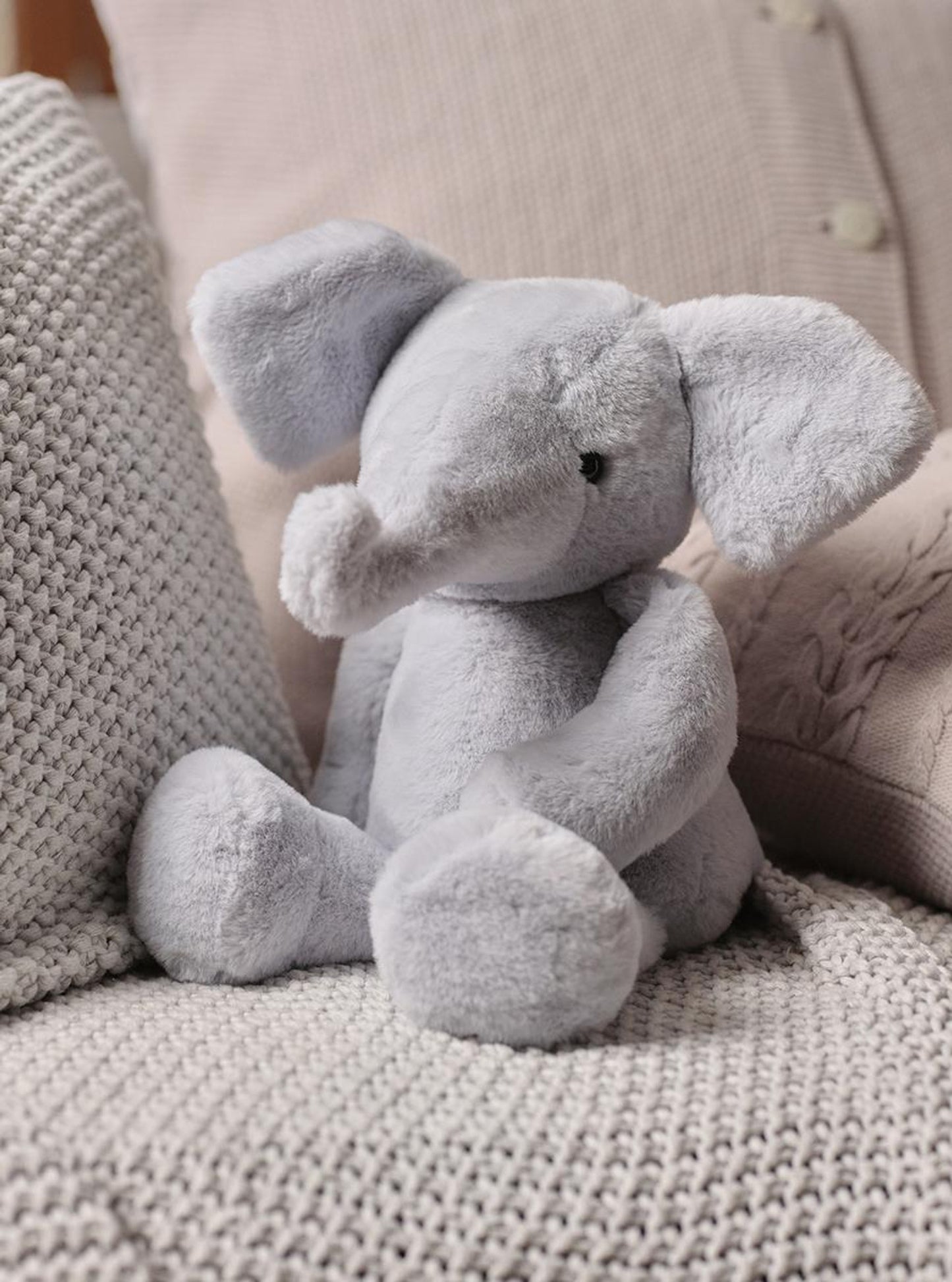 Bear & Me by Charlie Bears Effie Elephant Cloudy Grey 38cm