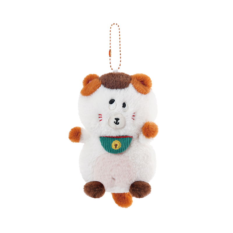 Glee Beanx  – Chubby Series Keycharm - Riich the Rich Lucky Cat 13cm