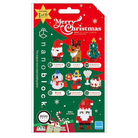 Nanoblock Mininano Christmas Collection(6 Designs)-Single Pack