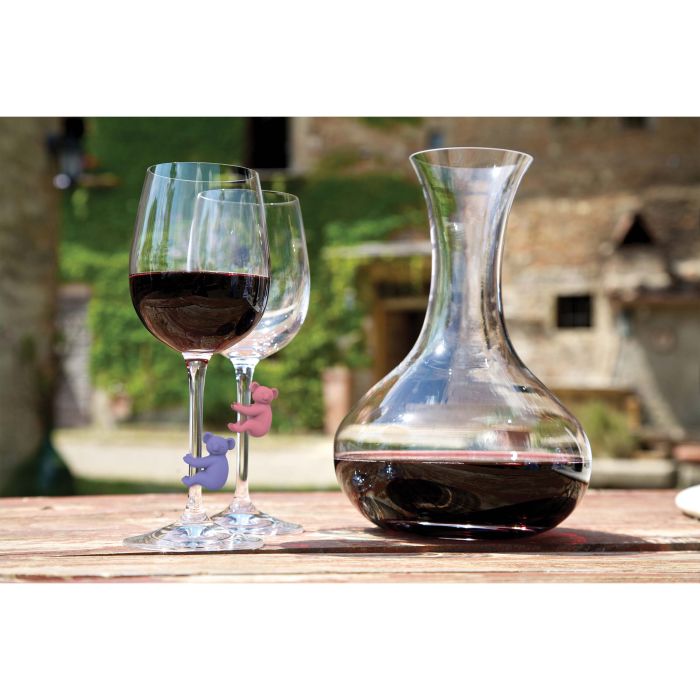 Fred Social Climbers - Koala Wine Markers 6pcs Set Multi-Coloured 1.7x3.7x3.8cm