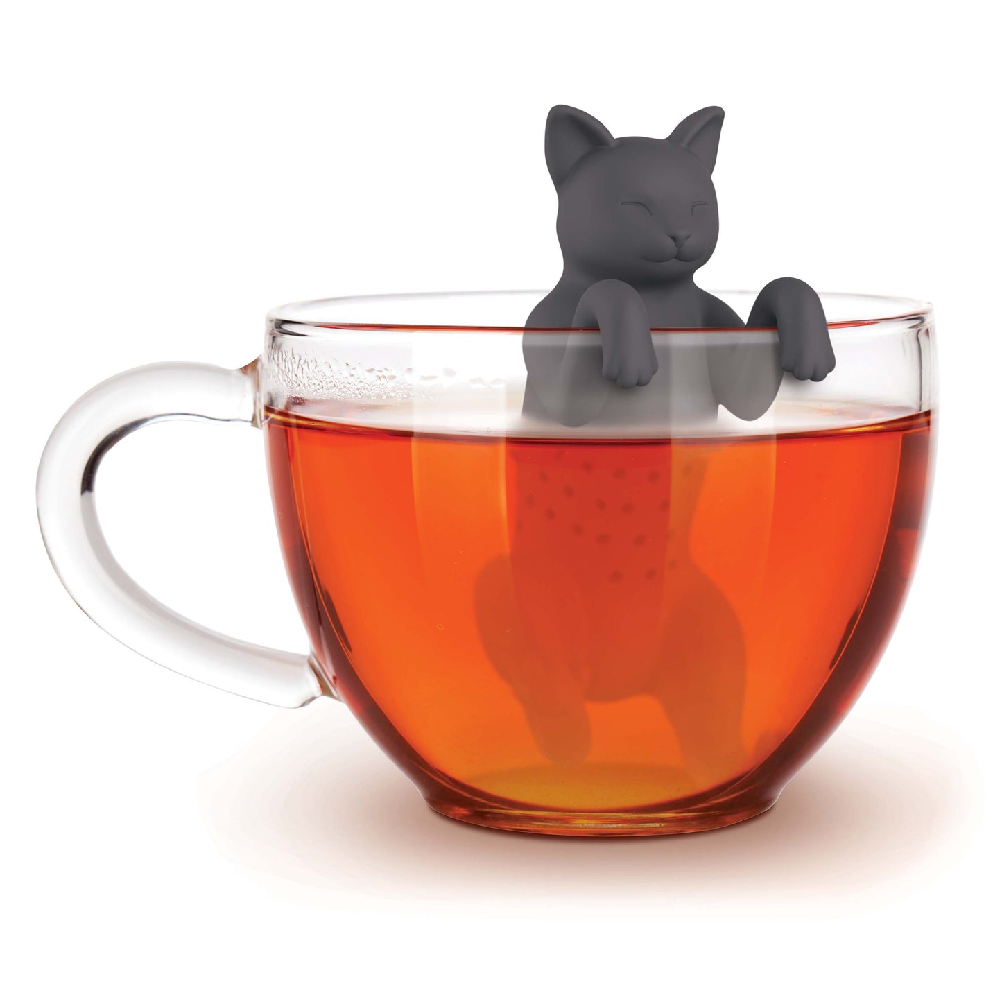 Fred Purr Tea - Cat Tea Infuser Black