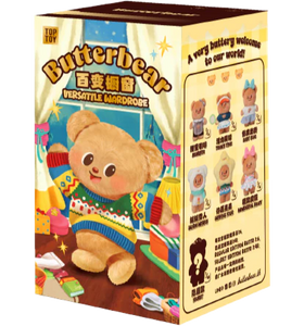 Toptoy Butterbear Versatile Wardrobe Plush Pendant Blind Box