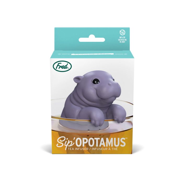 Fred Sipopotamus Hippo Tea Infuser Multi-Coloured