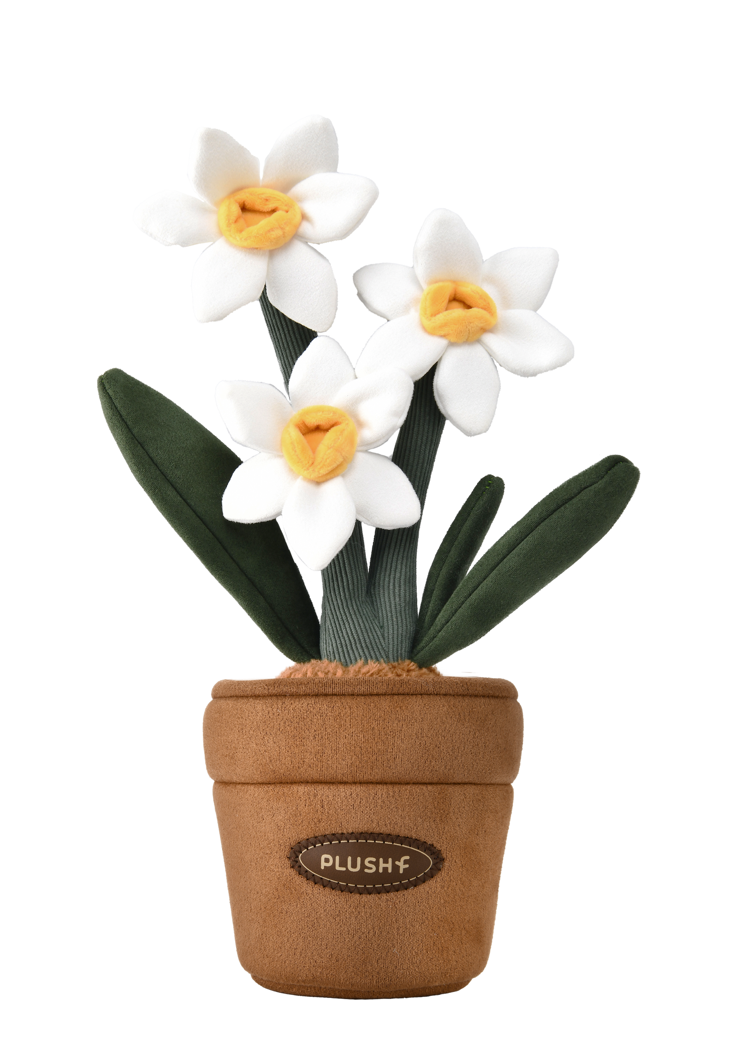 PlushWoods Daffodil Plant Plush With Pot 25cm