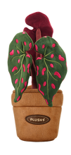 Load image into Gallery viewer, PlushWoods Begonia Negrosensis Plant Plush With Pot 22cm
