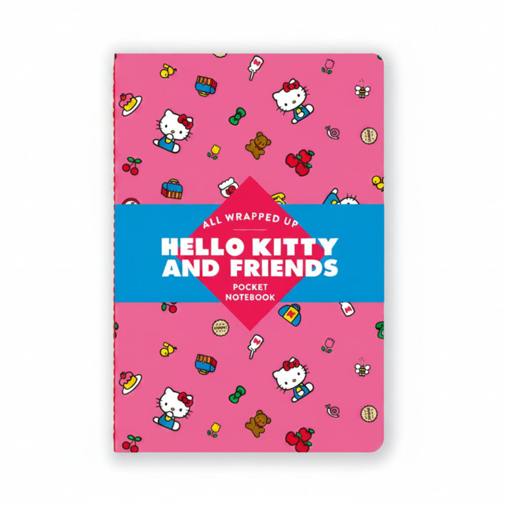 Hello Kitty and Friends All Wrapped Up: Stitched Paperback Pocket Notebook