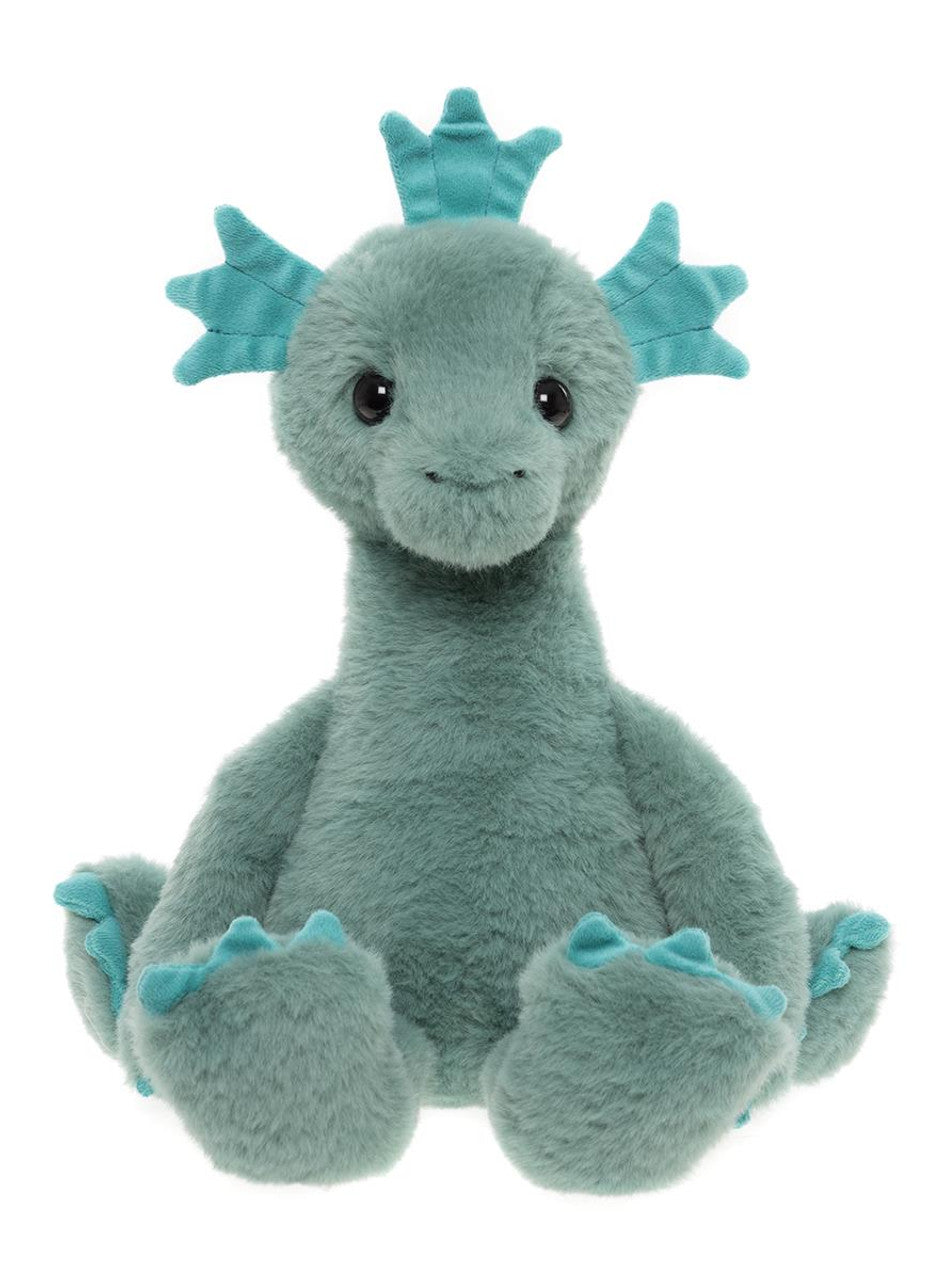 Bear & Me By Charlie Bears Nessie Loch Ness Monster Seaweed Green 25cm