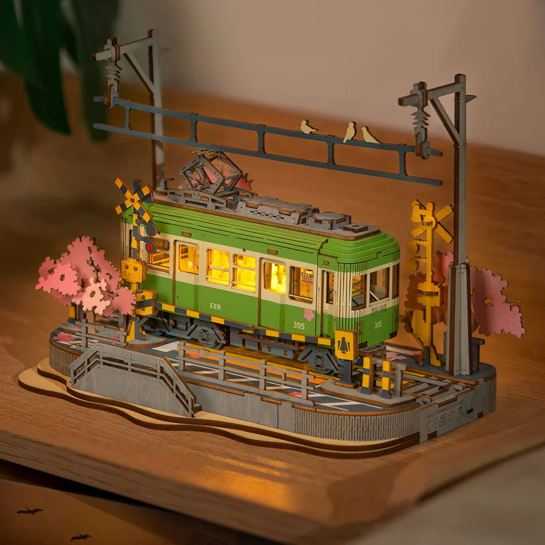Robotime Rolife Sakura Journey 3D Wooden Puzzle 16.7cm