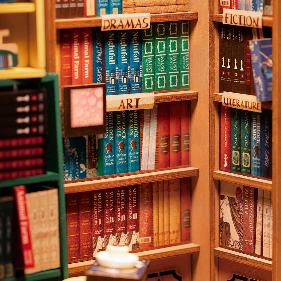 Robotime Rolife DIY Book Nook Bookstore TGB07